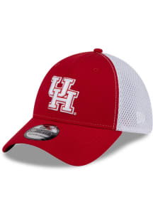 New Era Houston Cougars Mens Red 2T Evergreen Neo 39THIRTY Flex Hat