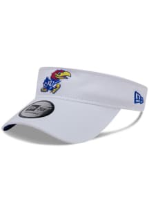 New Era Kansas Jayhawks Mens White Game Day Primary UV Adjustable Visor