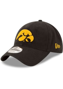 New Era Iowa Hawkeyes Core Classic 2.0 9TWENTY Classic Adjustable Hat - Black
