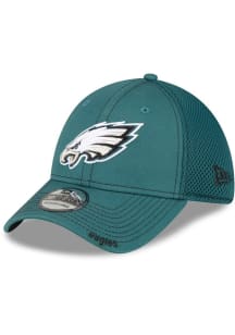 New Era Philadelphia Eagles Mens Midnight Green Team Neo 39THIRTY Flex Hat