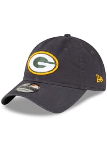 New Era Green Bay Packers Core Classic 2.0 9TWENTY Adjustable Hat - Graphite