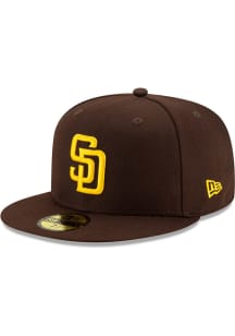 New Era San Diego Padres Mens Brown AC Game 2020 59FIFTY Fitted Hat