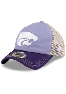 New Era K-State Wildcats Lavender 2T Casual Classic Trucker Womens Adjustable Hat