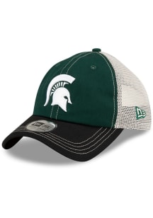 New Era Michigan State Spartans Green 2T Casual Classic Trucker Womens Adjustable Hat