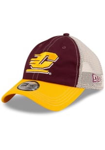 New Era Central Michigan Chippewas Maroon 2T Casual Classic Trucker Womens Adjustable Hat