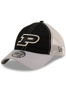 New Era Purdue Boilermakers Black 2T Casual Classic Trucker Womens Adjustable Hat