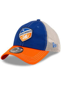 New Era FC Cincinnati Blue 2T Casual Classic Trucker Womens Adjustable Hat