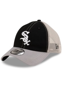 New Era Chicago White Sox Black 2T Casual Classic Trucker Womens Adjustable Hat