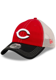 New Era Cincinnati Reds Red 2T Casual Classic Trucker Womens Adjustable Hat