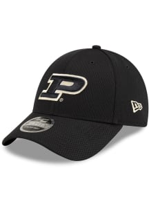 New Era Purdue Boilermakers Strech Snap 9FORTY Adjustable Hat - Black