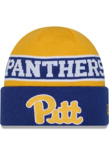 New Era Pitt Panthers Blue Reverse JR Cuff Youth Knit Hat