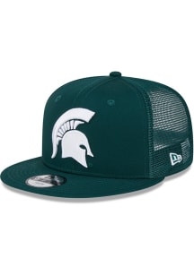New Era Michigan State Spartans Green Evergreen Trucker JR 9FIFTY Youth Snapback Hat