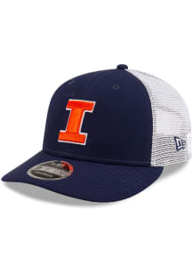 New Era Illinois Fighting Illini LP9FIFTY Adjustable Hat - Navy Blue