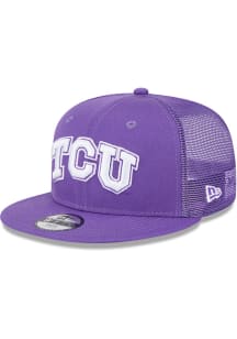 New Era TCU Horned Frogs Purple Evergreen Trucker JR 9FIFTY Youth Snapback Hat