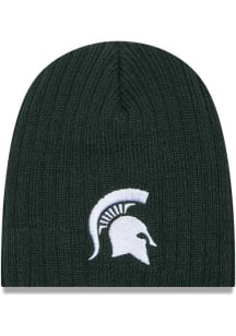 New Era Michigan State Spartans Evergreen Mini Fan Baby Knit Hat - Green