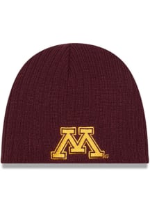 New Era Minnesota Golden Gophers Evergreen Mini Fan Baby Knit Hat - Maroon