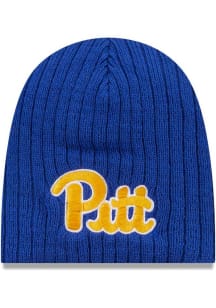 New Era Pitt Panthers Evergreen Mini Fan Baby Knit Hat - Blue