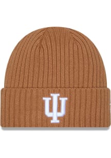 New Era Indiana Hoosiers Color Pack OTC Logo JR Cuff Baby Knit Hat - Brown