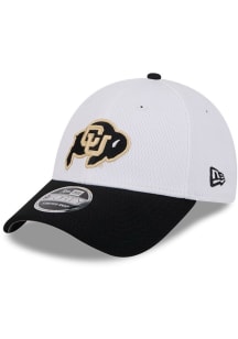 New Era Colorado Buffaloes 2T Dash Stretch 9FORTY Adjustable Hat - White