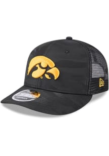 New Era Iowa Hawkeyes Camo LP 9FIFTY Adjustable Hat - Black