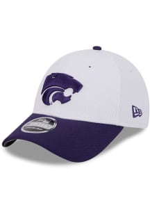 New Era K-State Wildcats 2T Dash Stretch 9FORTY Adjustable Hat - White