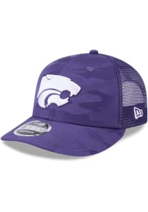 New Era K-State Wildcats Camo LP 9FIFTY Adjustable Hat - Purple