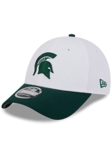 New Era Michigan State Spartans 2T Dash Stretch 9FORTY Adjustable Hat - White