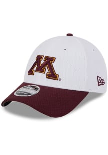 New Era Minnesota Golden Gophers 2T Dash Stretch 9FORTY Adjustable Hat - White
