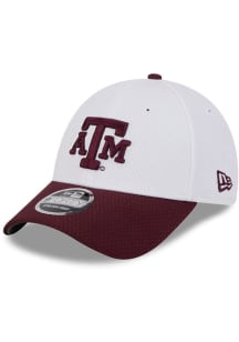 New Era Texas A&M Aggies 2T Dash Stretch 9FORTY Adjustable Hat - White