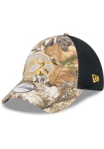 New Era Iowa Hawkeyes Mens Green Camo 39THIRTY Flex Hat