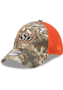 New Era Oklahoma State Cowboys Mens Green Camo 39THIRTY Flex Hat