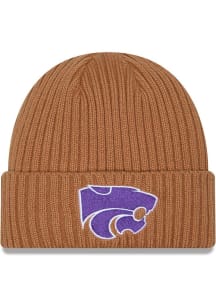 New Era K-State Wildcats Brown Color Pack OTC Logo Cuff Mens Knit Hat