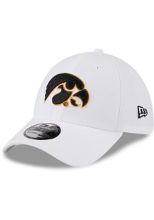 New Era Iowa Hawkeyes Mens White Evergreen Team Classic 39THIRTY Flex Hat