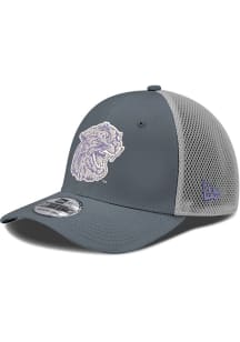 New Era K-State Wildcats Mens Grey Neo 39THIRTY Flex Hat
