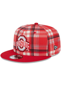 New Era Ohio State Buckeyes Red 2024 Sideline Statement 9FIFTY Mens Snapback Hat