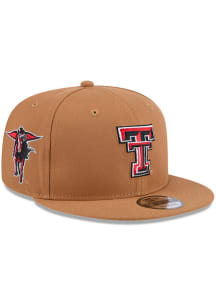 New Era Texas Tech Red Raiders Brown Color Pack OTC Logo 9FIFTY Mens Snapback Hat