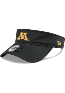 New Era Minnesota Golden Gophers Mens Black Tech Adjustable Visor
