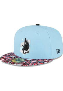 New Era Minnesota United FC Mens Light Blue 59FIFTY Fitted Hat