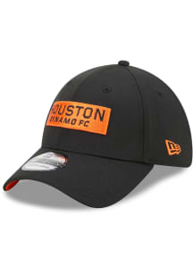 New Era Houston Dynamo Mens Black 39THIRTY Classic Flex Hat