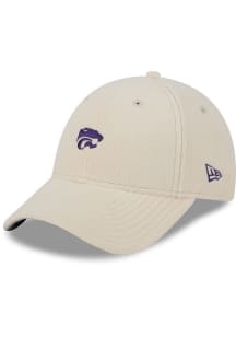 New Era K-State Wildcats White Cozy Sherpa 9FORTY Womens Adjustable Hat