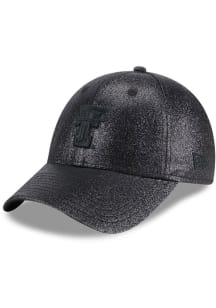 New Era Texas Tech Red Raiders Black Sparkly 9FORTY Womens Adjustable Hat