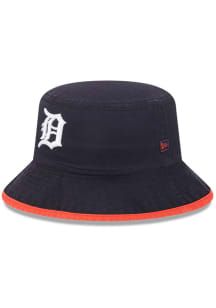 New Era Detroit Tigers Navy Blue Evergreen Mini Fan Youth Bucket Hat