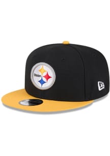 New Era Pittsburgh Steelers Black 2T Evergreen JR 9FIFTY Youth Snapback Hat