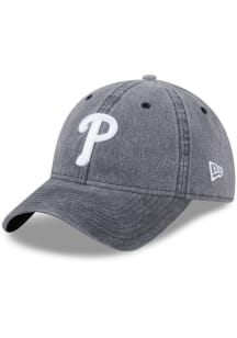New Era Philadelphia Phillies Rugged Team 9TWENTY Adjustable Hat - Black