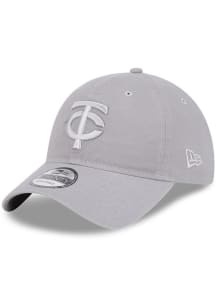 New Era Minnesota Twins Colorpack 9TWENTY Adjustable Hat - Grey