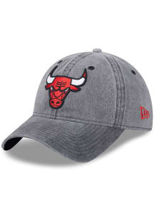 New Era Chicago Bulls Rugged Team 9TWENTY Adjustable Hat - Black