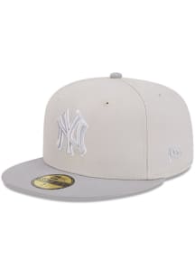New Era New York Yankees Mens Grey Two Tone Color Pack 59FIFTY Fitted Hat
