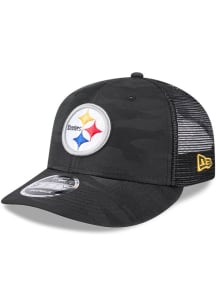 New Era Pittsburgh Steelers Camo LP 9FIFTY Adjustable Hat - Black