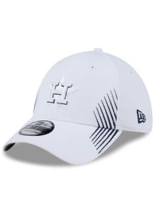 New Era Houston Astros Mens White Active 39THIRTY Flex Hat