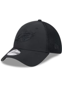 New Era Philadelphia Eagles Mens Black OTC Team Tone 39THIRTY Flex Hat